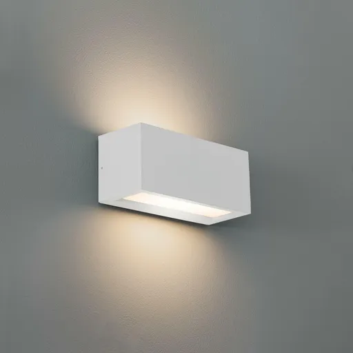 CENTURY Venkovní nástěnné svítidlo REVERSO E27 bílá IP65