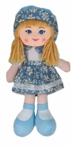Plyšák Panenka modrá – 40 cm