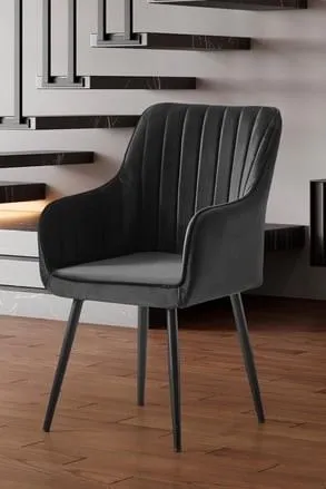 Sada židlí (2 kusy) Nova - Anthracite, Black