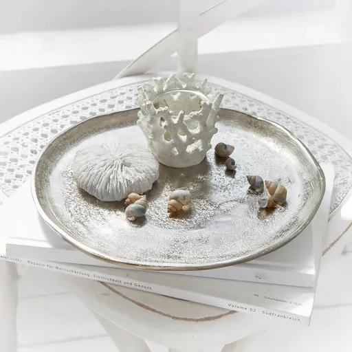 Stříbrný talíř, Ø 38 cm