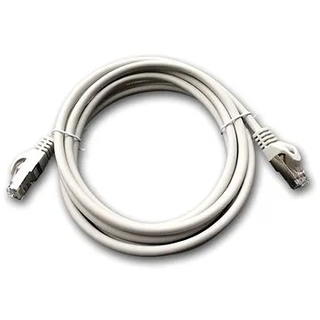 Datacom Patch cord S/FTP CAT6A 2m šedý (1692)