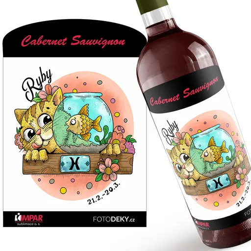 Víno Kočičí znamení – ryby (Druh Vína: Červené víno)