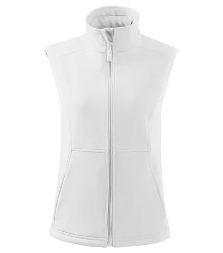 MALFINI Dámská softshellová vesta Vision - Bílá | 2XL