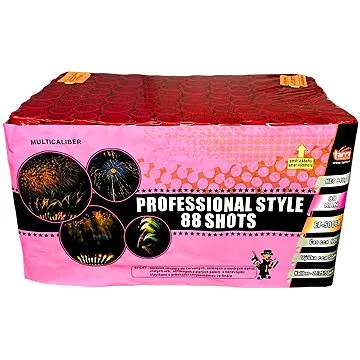 Ohňostroj - Baterie výmetnic professional style box 88 ran  (8595596321254)