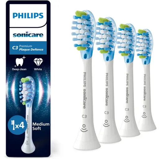 Philips Sonicare Premium Plaque Defense HX9044/87 náhradní hlavice pro zubní kartáček 4 ks
