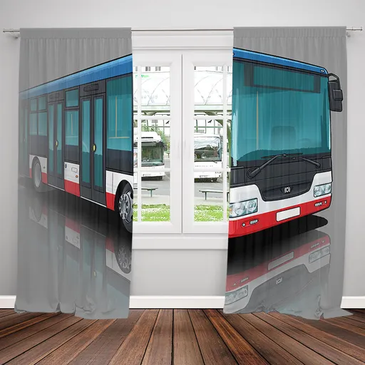 Závěsy SOR NB 12 (Rozměr : 140x250, Materiál: Interlock)