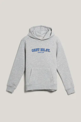 MIKINA GANT GRAPHIC SWEATSHIRT HOODIE LIGHT GREY MELANGE