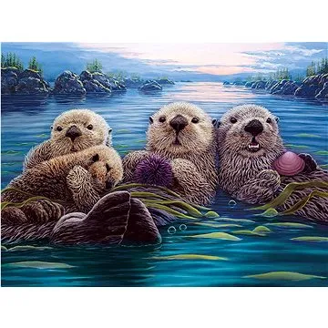 Cobble Hill Puzzle Mořské vydry XL 275 dílků (625012880305)