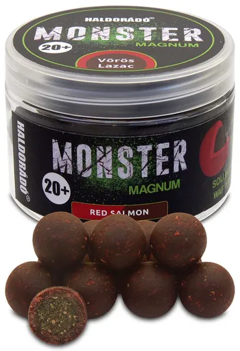 Haldorádó Boilies Monster Magnum 20mm 80g - Červený losos,Haldorádó Boilies Monster Magnum 20mm 80g - Červený losos