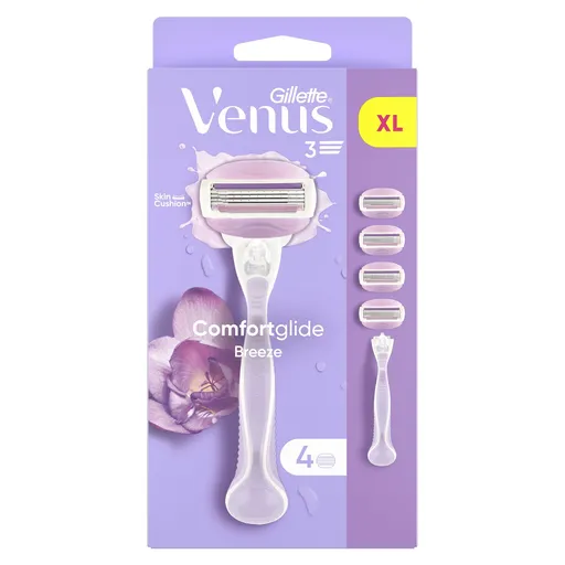Gillette Holicí strojek Venus Comfortglide Breeze + 4 hlavice