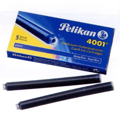 Pelikan - Bombičky inkoustové dlouhé, královská modrá