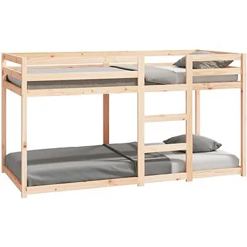 Shumee Patrová postel 90 × 200 cm, masivní borové dřevo, 821644 (821644)