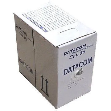 Datacom, licna (lanko), CAT5E, UTP, 305m/box modrý (1157)