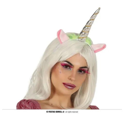 Čelenka JEDNOROŽEC / UNICORN - stříbrná - GUIRCA