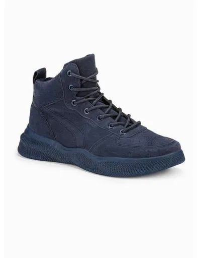 Pánské vysoké tenisky - tmavě modré V5 T380