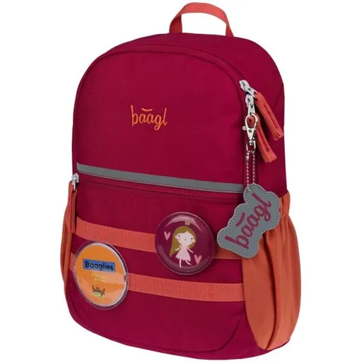 BAAGL BUDDY PRINCEZNA Dětský batoh, vínová, velikost