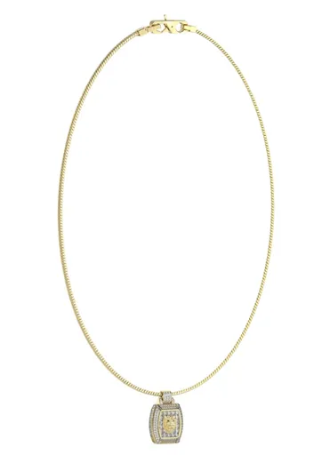 Guess Moderní pozlacený náhrdelník Lion King JUMN05001JWYGT/U