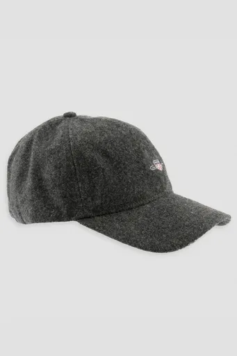 KŠILTOVKA GANT SHIELD MELTON CAP ANTRACIT MELANGE