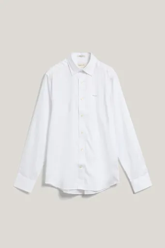 KOŠILE GANT REG SATEEN SHIRT WHITE