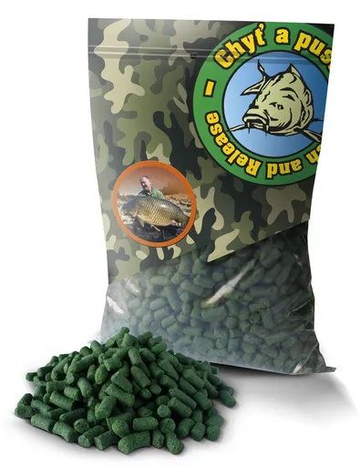 Chyť a pusť Pelety Orlická mušle 6mm 900g,Chyť a pusť Pelety Orlická mušle 6mm 900g