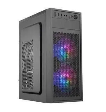 EUROCASE skříň ML N6-530B, Midi Tower, 2x USB 3.0, 2x audio, bez zdroje