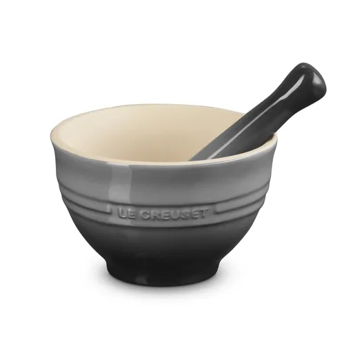 Hmoždíř s tloukem 11 cm, FLINT, kamenina, Le Creuset