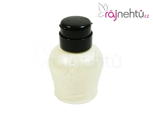 Plastový dávkovač s pumpičkou 250 ml - bílý