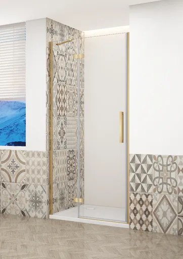 GELCO TRINITY GOLD dveře do niky levé, 800 čiré sklo, GT1280CL-G GT1280CL-G