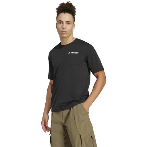 adidas TERREX MULTI TEE Pánské outdoorové tričko, černá, velikost