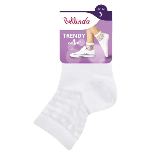 Bellinda TRENDY COTTON vel. 39/42 dámské ponožky 1 pár bílé