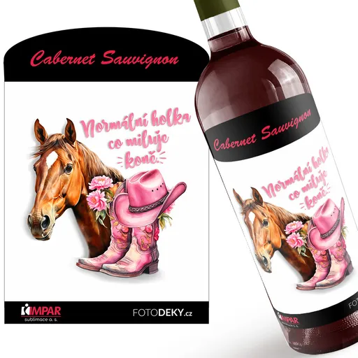 Víno Holka co miluje koně (Druh Vína: Červené víno)