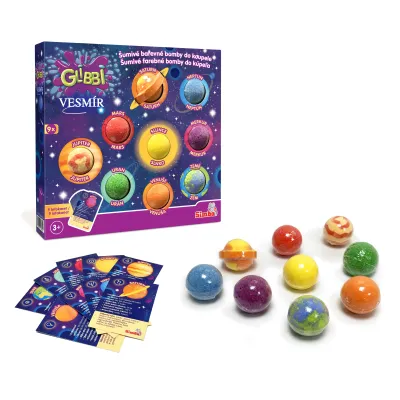 Vodní bomby Glibbi Vesmír, 9 ks
