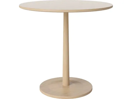 Jídelní stůl Turned Ø75 cm, více variant - Bolia Varianta: bílý lakovaný dub