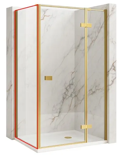 REA Boční stěna ATLAS broušené zlato 80 REA-K4335