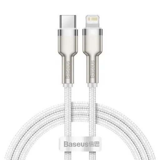 Kabel BASEUS Cafule USB-C/Lightning 2m White 20W