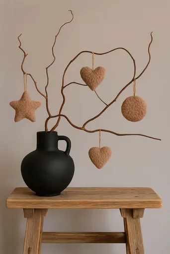 Christmas Ornament 3 Lu Set - Brown