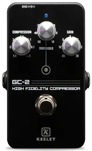 Keeley GC-2 Limiting Amplifier Compressor - Chromalux Custom Shop Edit