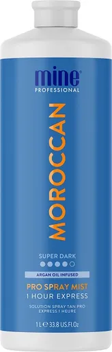 Minetan Samoopalovací nástřiková tekutina Moroccan Pro Spray Mist 1000 ml