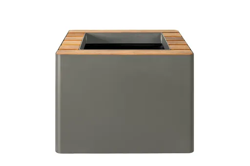 Samozavlažovací květináč WOODGREEN, více variant - Hobby Flower Barva: khaki/přírodní dřevo