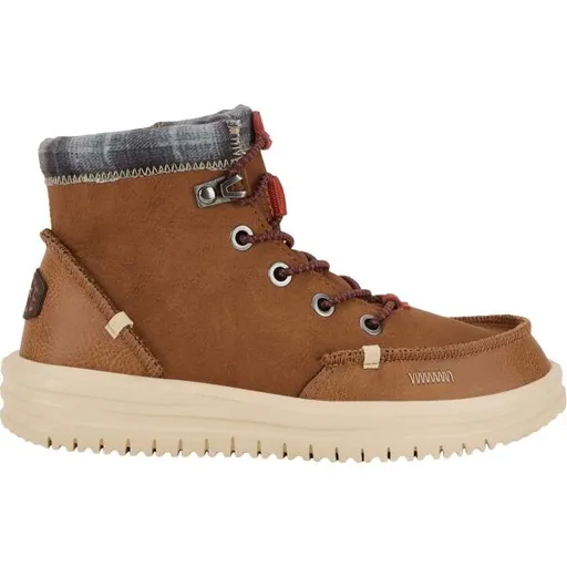 HEY DUDE BRADLEY Y CLASSIC Dětská volnočasová obuv, hnědá, velikost