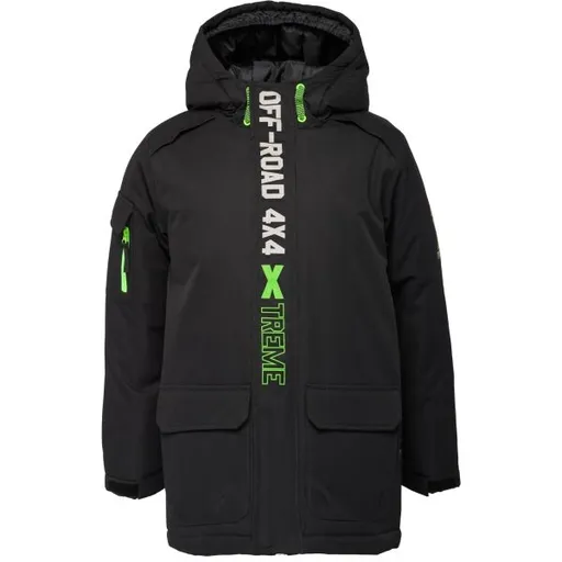 Lewro DARELL Zimní bunda pro chlapce s membránou, černá, velikost 128-134