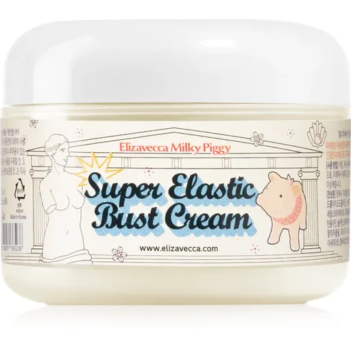 Elizavecca Milky Piggy Super Elastic Bust Cream zpevňující krém na poprsí s kolagenem 100 g
