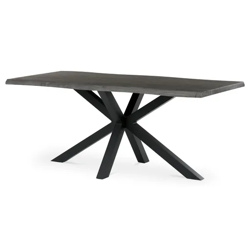 Jídelní stůl 180 x 90 cm, šedý dub