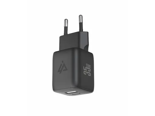 Adaptér USB iPEAX GaN USB/USB-C 90010127 Black
