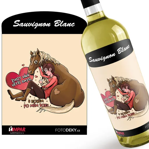 Víno Život dává smysl s koněm (Druh Vína: Bílé víno)