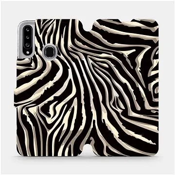 Flipové pouzdro na mobil Samsung Galaxy A20S - VA31P Zebří vzor (5903516398843)