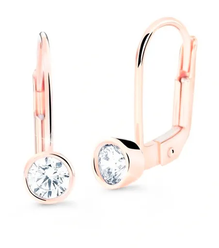 Cutie Jewellery Oblíbené náušnice z růžového zlata Z8017-55-10-X-4