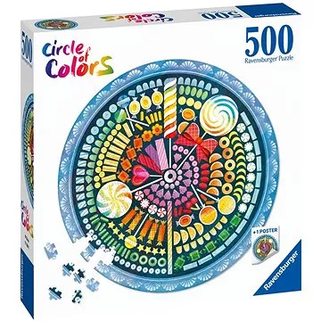 Ravensburger Puzzle 173501 Sladkosti 500 Dílků  (4005556173501)