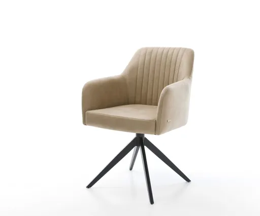 Jídelní židle Greg-Flex mikrovlákno béžová vintage křížová