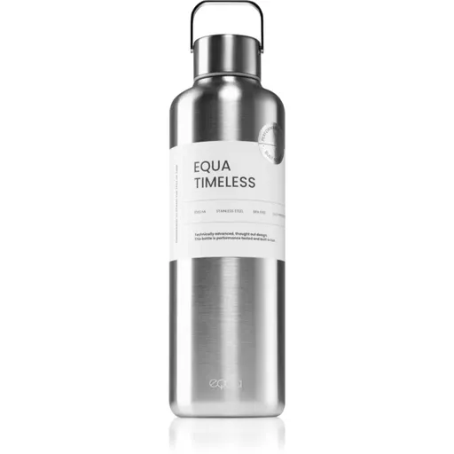 Equa Timeless nerezová láhev na vodu barva Steel 1000 ml